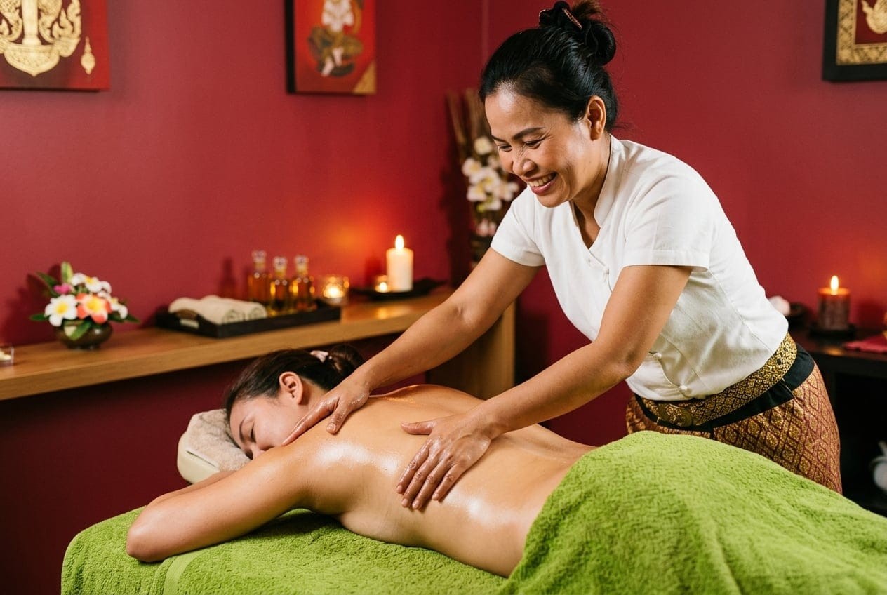 Relaxační olejová masáž — aromaterapie | Thajský ráj Praha — thajská masáž od 799 Kč